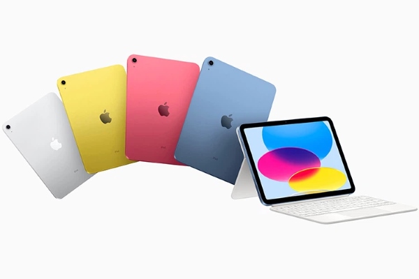 iPad Gen 10 có đến 4 tùy chọn màu sắc tươi trẻ