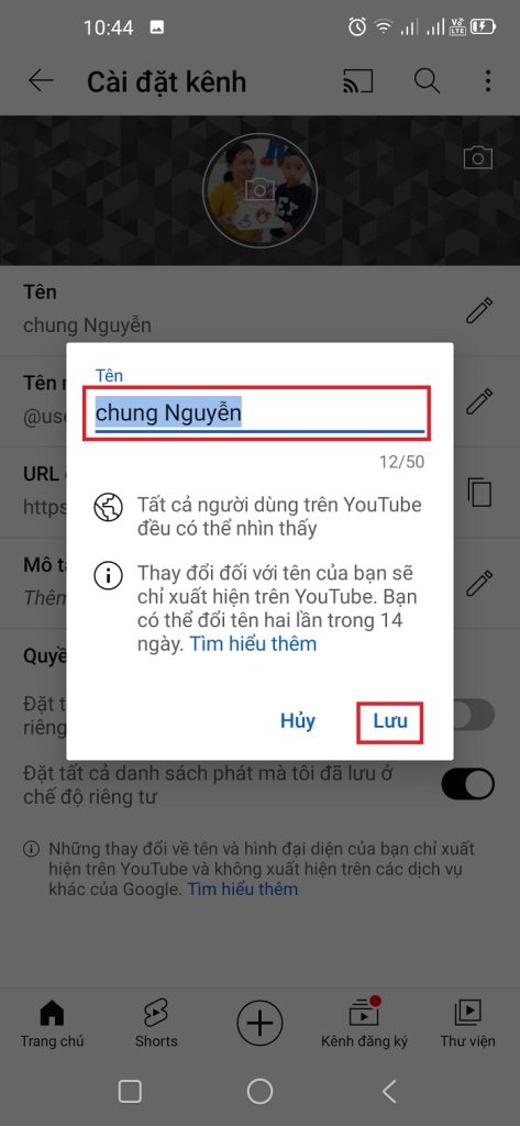 Cách thay đổi tên kênh Youtube 2024: Năm 2024, Youtube cũng sẽ giúp cho người dùng có thể thay đổi tên kênh một cách đơn giản và dễ dàng hơn. Bạn có thể sáng tạo và đổi tên kênh Youtube của mình để phù hợp với nội dung truyền tải và mang lại sự chuyên nghiệp cho kênh của mình. Hãy cùng tìm hiểu cách thay đổi tên kênh Youtube mới nhất năm 2024 để tạo ra một kênh Youtube sáng tạo và chuyên nghiệp nhất.