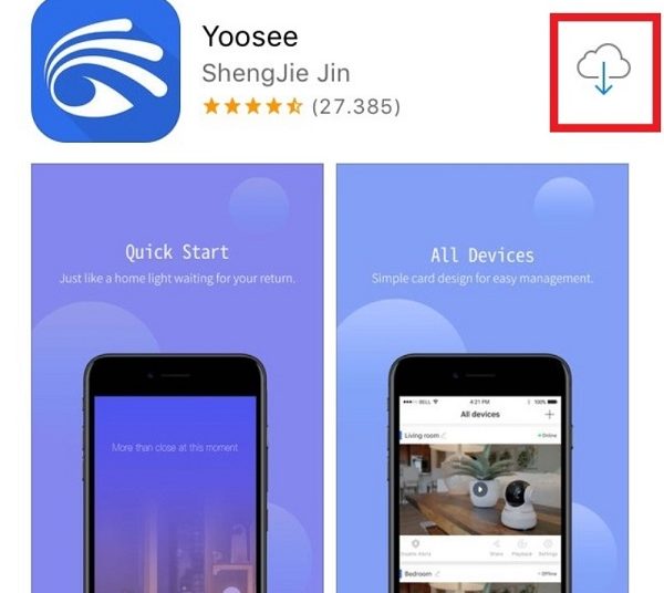 cách kết nối camera yoosee với điện thoại iphone