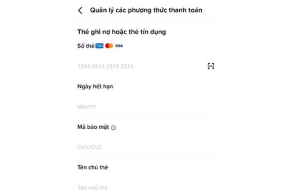 liên kết tài khoản ngân hàng với tiktok shop