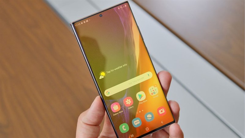 màn hình samsung bị ám vàng