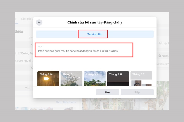 cách tạo tin nổi bật trên Facebook