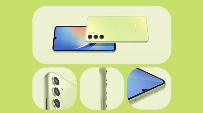 Samsung Galaxy A34 sở hữu màu xanh lá