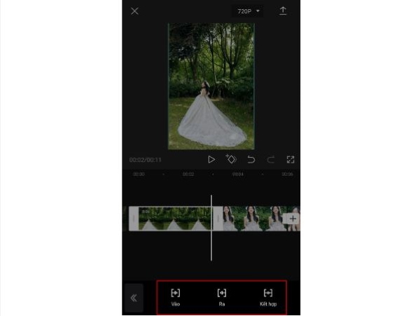 hiệu ứng chuyển cảnh capcut