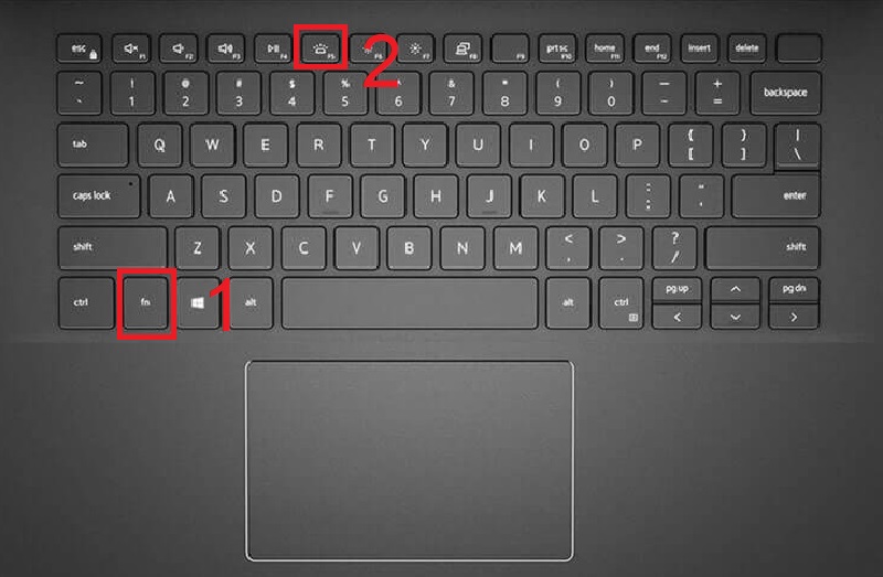 Cách bật đèn bàn phím laptop Dell đơn giản không phải ai cũng biết