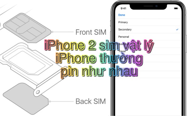 iPhone 12 Pro Max 2 sim vật lý