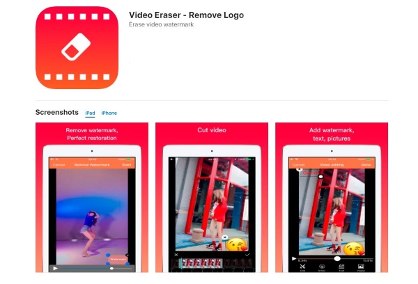 App xoá vật thể trong video