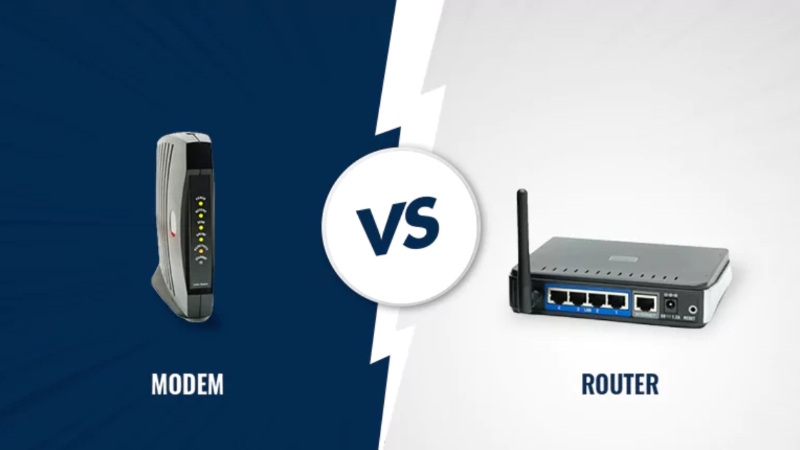 Modem và router khác nhau như thế nào