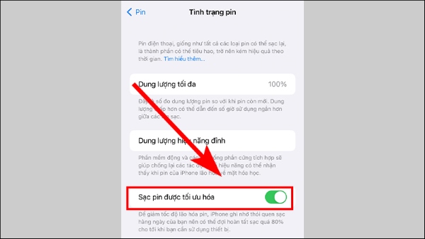 sạc iphone qua đêm