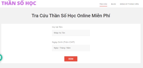 Top 8 Trang Web Tra Cứu Thần Số Học Online Miễn Phí Chính Xác