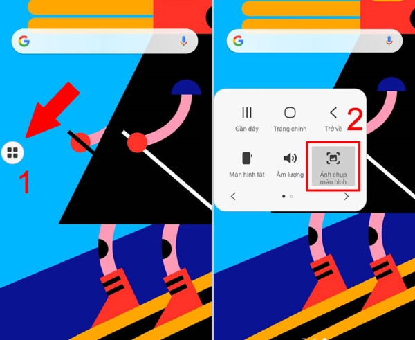 cách chụp màn hình samsung z flip4