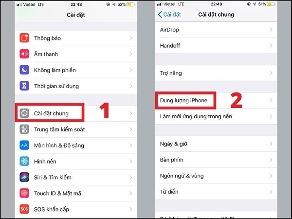 Cách xoá dữ liệu ứng dụng trên iphone