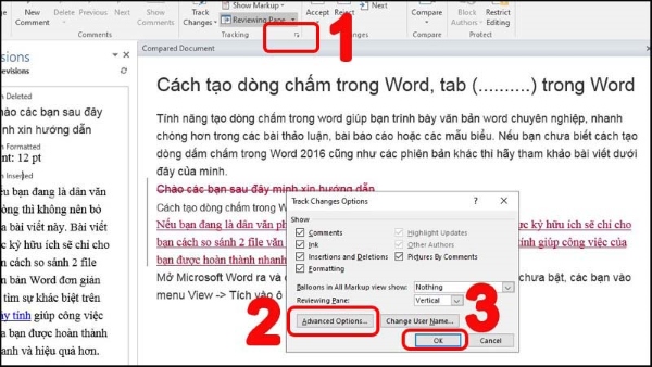 so sánh 2 file word