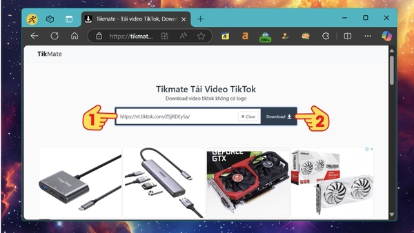 tải video tiktok không logo trên iphone
