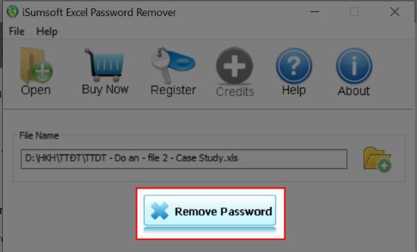 Bỏ pass file Excel