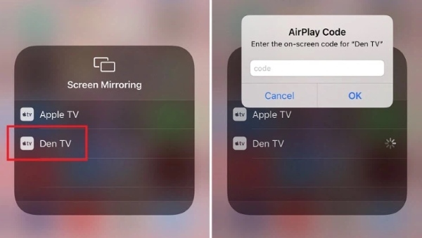 Cách phản chiếu màn hình iPhone lên tivi sony