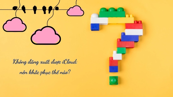 Không đăng xuất được icloud