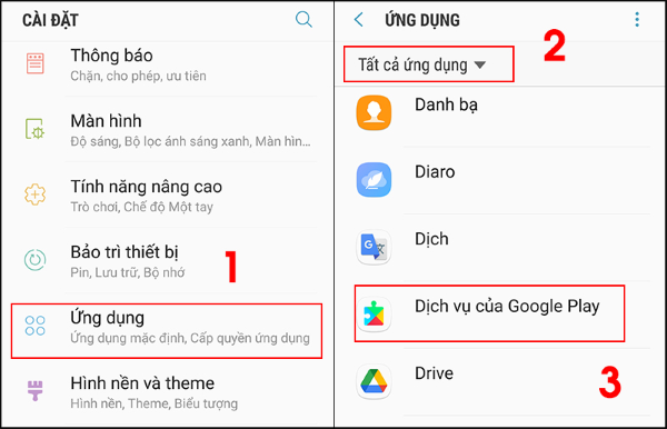 Lỗi ứng dụng chưa được cài đặt