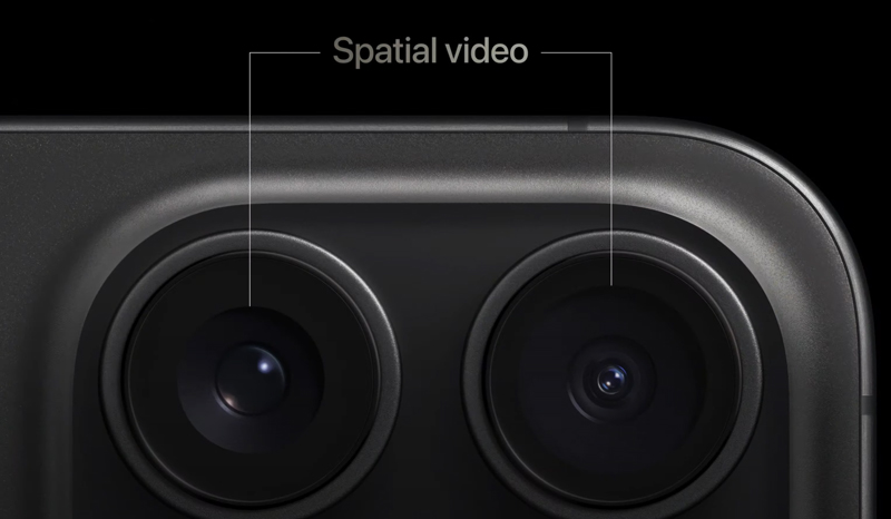 spatial video trên iPhone 15 Pro Max