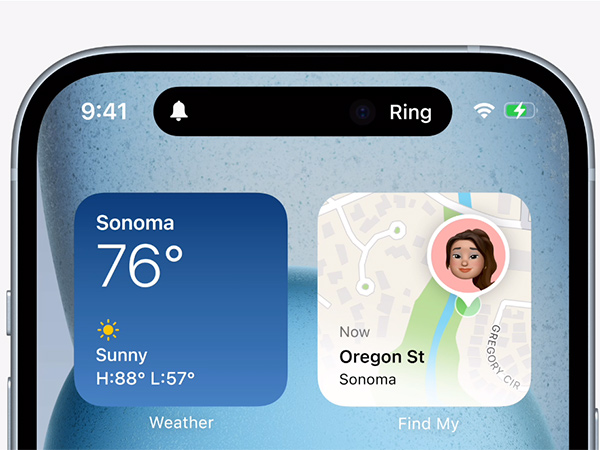 Dynamic Island trên iPhone 15 Series có thể điều khiển và cho phép hiển thị tối đa 2 ứng dụng