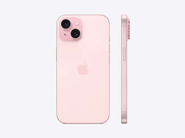 Màu Hồng nhẹ nhàng và nữ tính trên iPhone 15 tiêu chuẩn và iPhone 15 Plus 
