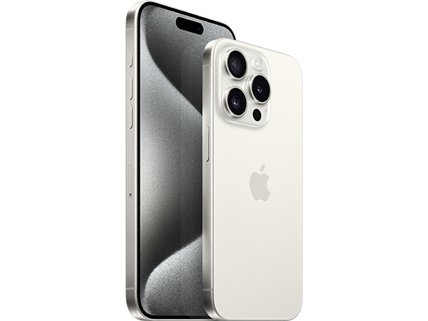 Màu Titan Trắng (White Titanium) trên iPhone 15 Pro/Pro Max