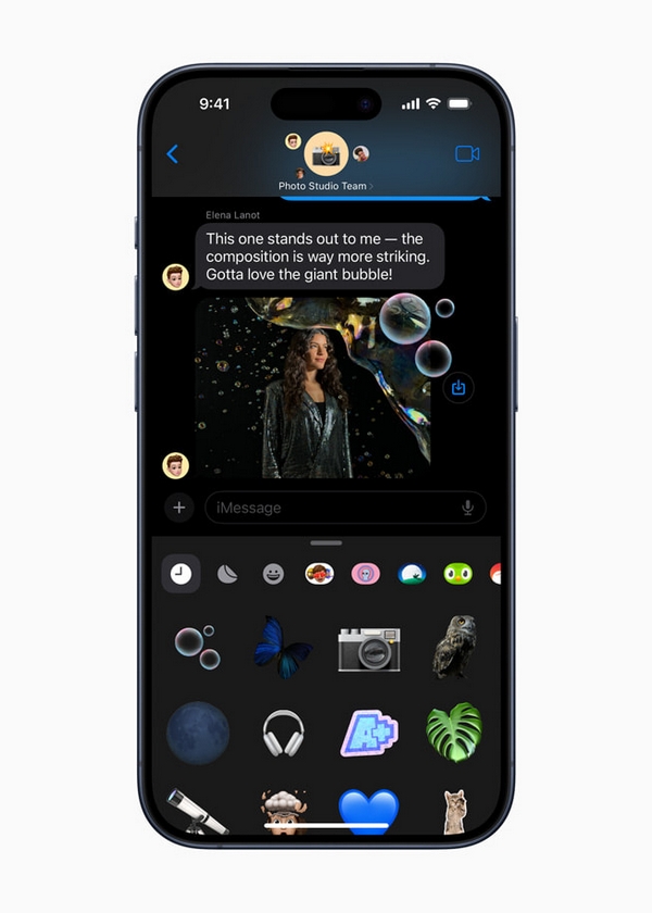 iOS 17 được ứng dụng trên iPhone 15 Pro mang lại trải nghiệm mới khi nhắn tin
