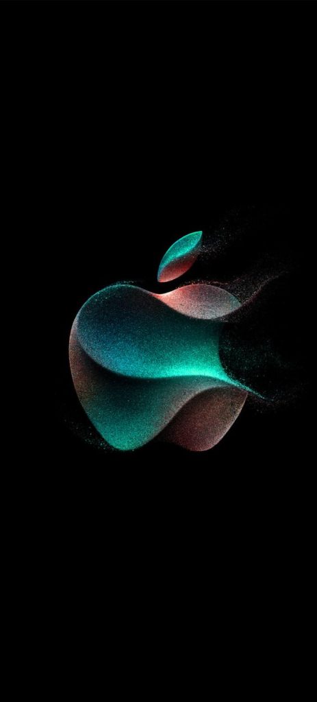 Hình nền iOS 17 được design khác biệt với điểm nổi bật là hình trái ngược táo khuyết