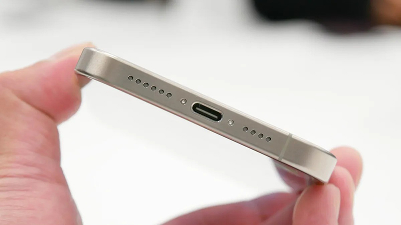Hình ảnh cổng sạc USB-C trên iPhone 15