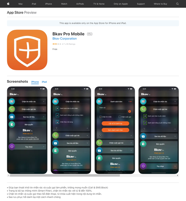 diệt virus cho iphone