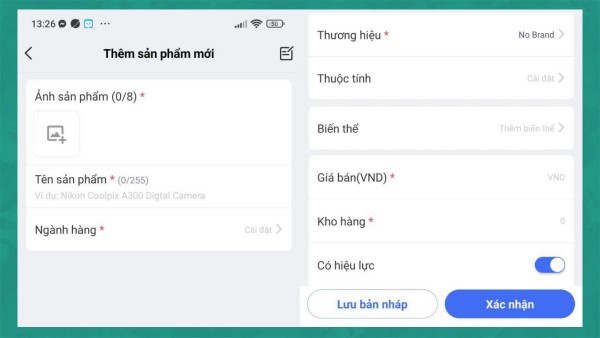 Thêm sản phẩm.