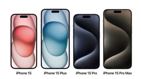 So sánh độ dài rộng những dòng sản phẩm iPhone iPhone 15 Series.