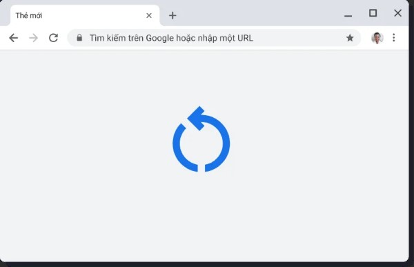 Làm mới lại giao diện hiển thị trang web để khôi phục kết nối.