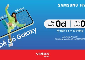 Chương trình ưu đãi trả góp 0% khi mua thiết bị Samsung Galaxy qua ứng dụng Samsung Finance+