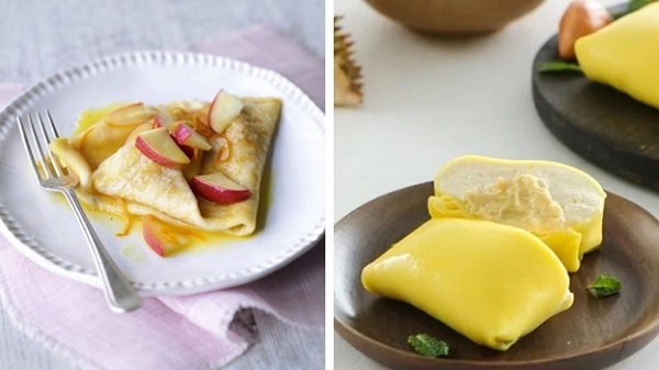 A plate of food and a plate of food
Description automatically generated