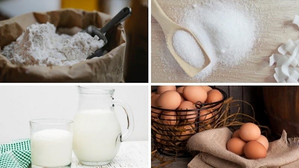 A collage of different ingredients
Description automatically generated