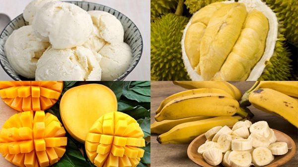 A collage of different fruits
Description automatically generated