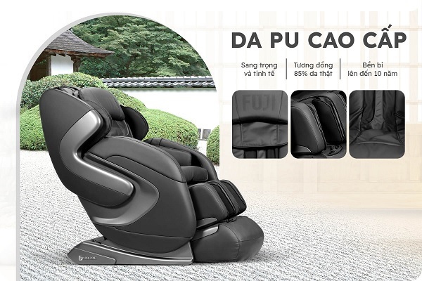 A massage chair with instructions
Description automatically generated