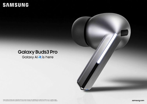 A advertisement for a samsung earbuds

Description automatically generated