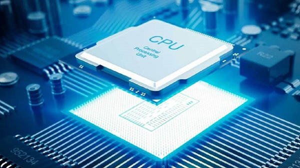 A close-up of a computer chip
Description automatically generated