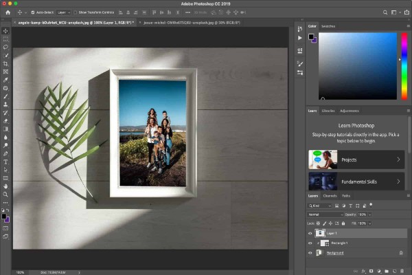 Cách thức hoạt động Clipping Mask có thể bao gồm từ hai lớp trở lên