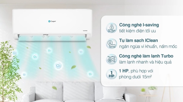 Mua điều hòa Casper 1 chiều 24000BTU SC-24FS33 chính hãng tại Viettel Store