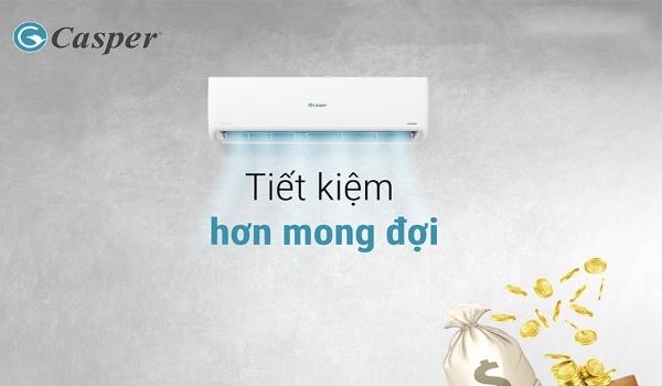 Điều hòa Casper GH-09IS33 tích hợp công nghệ i-Saving giảm thiểu điện năng tiêu thụ