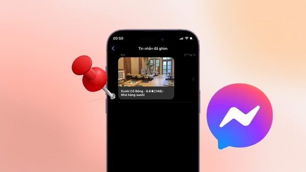 Tính năng ghim tin nhắn Messenger trên điện thoại