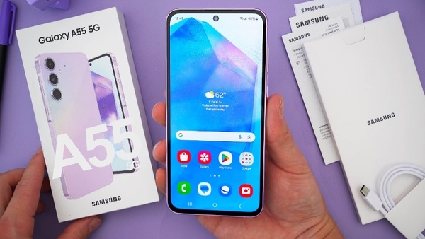 Samsung Galaxy A55 không hỗ trợ sạc không dây