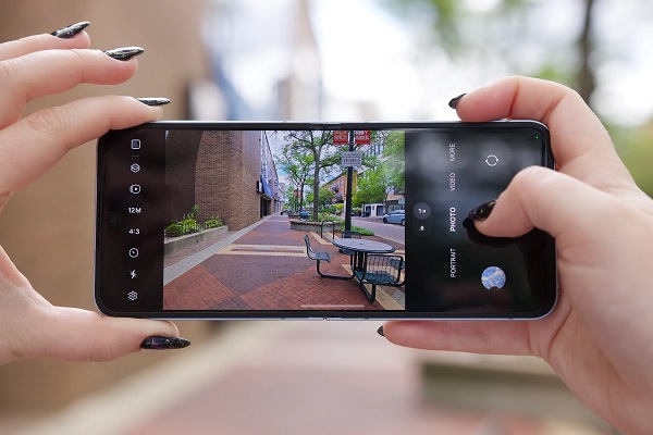 A person taking a picture of himself
Description automatically generated