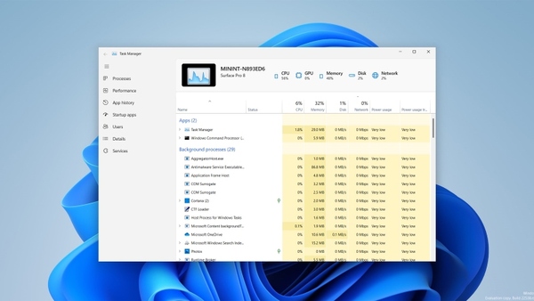Task Manager xuất hiện trong mọi phiên bản Microsoft Windows