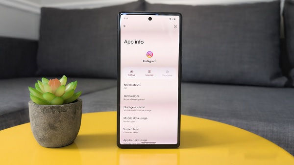 A phone on a table
Description automatically generated