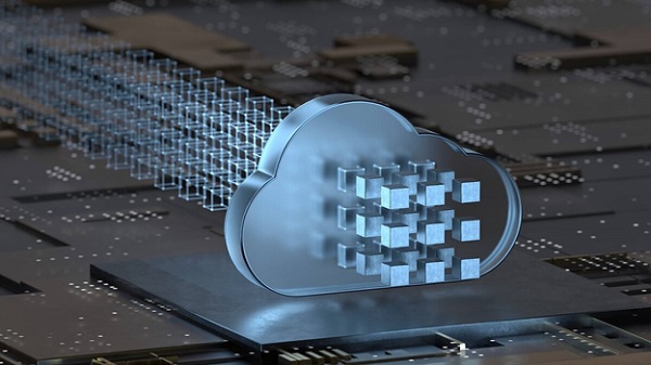 A cloud shaped object on a circuit board

Description automatically generated