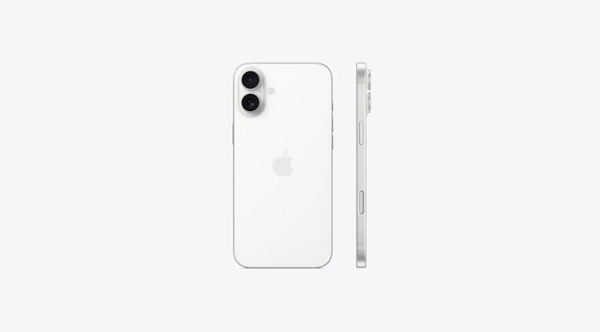 iPhone 16 Tiêu chuẩn và Plus màu trắng (Nguồn ảnh: Apple)